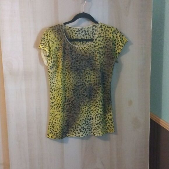 SOA So Allure Italian Italy Tee Shirt S Animal Print - Picture 1 of 6